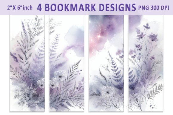 Download Flower Field Bookmarks Printable Designs - Printable designs Collection
